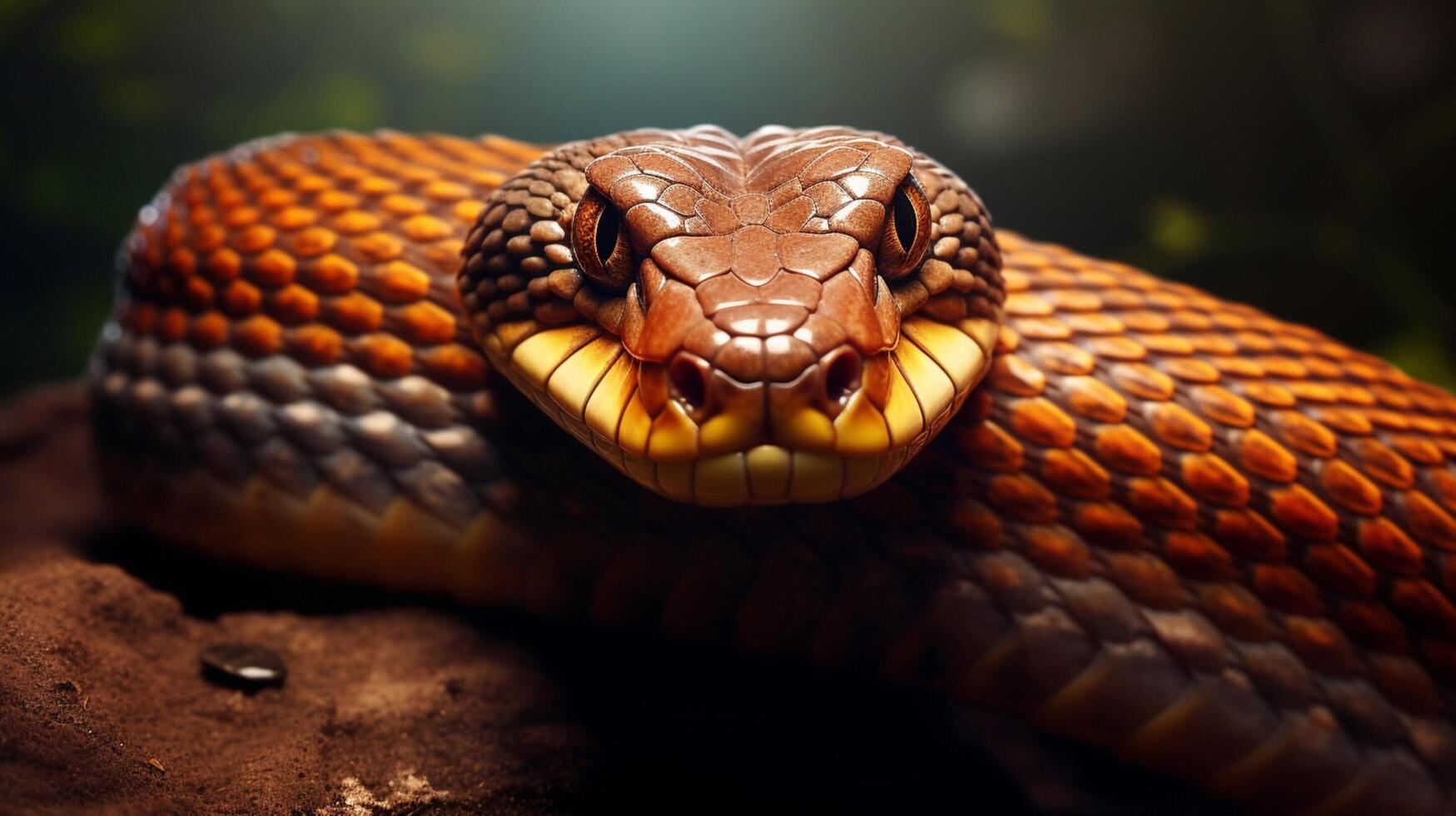 AI generated king cobra high quality image photo