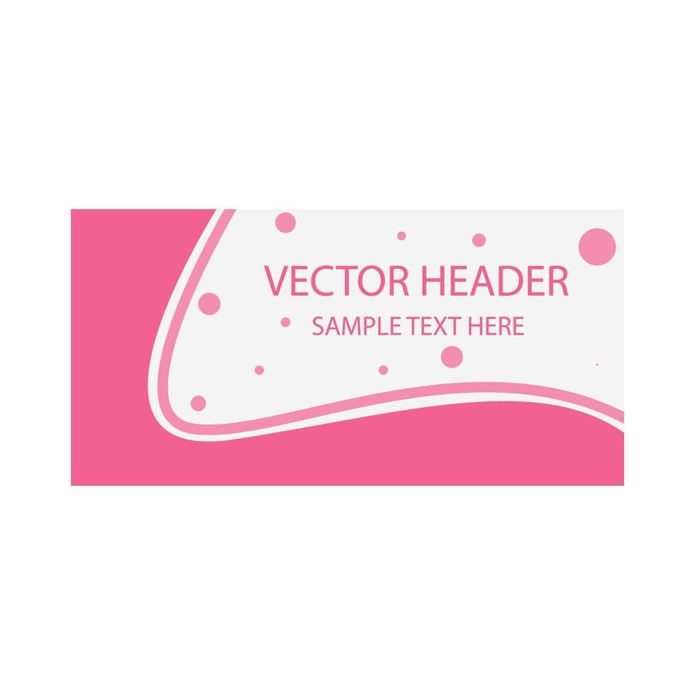 header template illustration vector