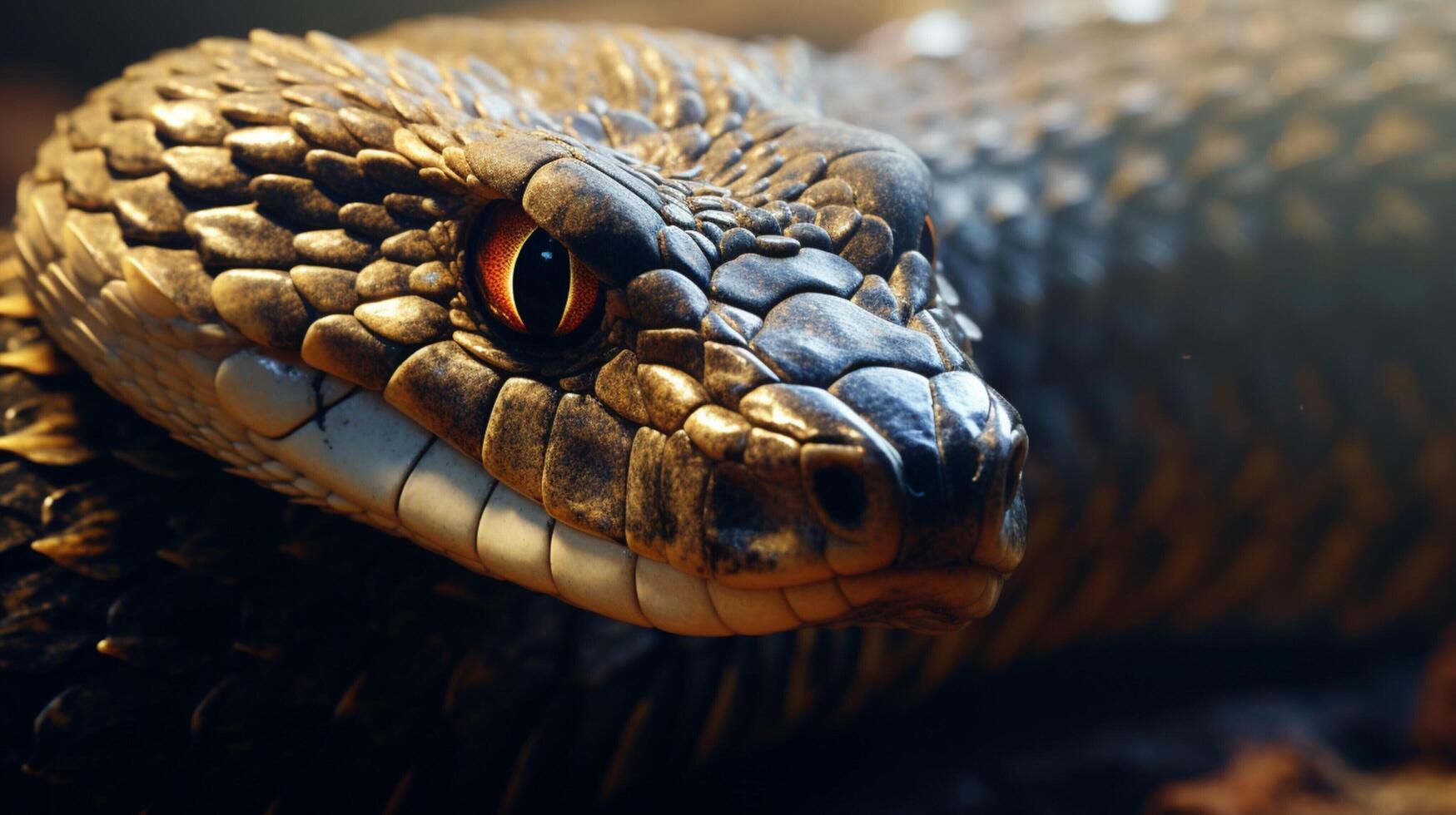 AI generated king cobra high quality image photo