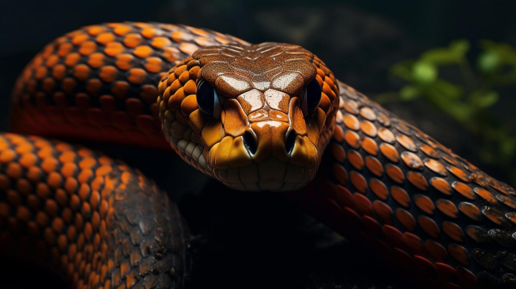 AI generated king cobra high quality image photo