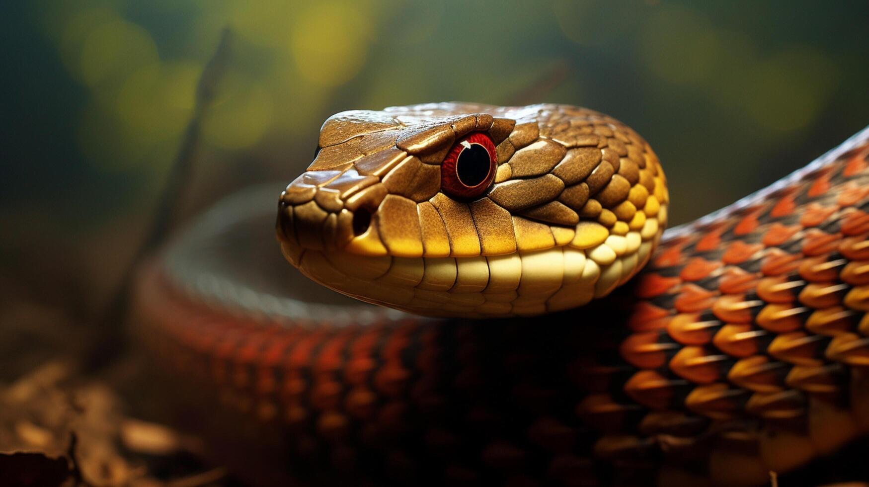 AI generated king cobra high quality image photo