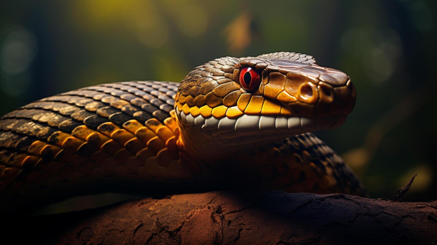 AI generated king cobra high quality image photo