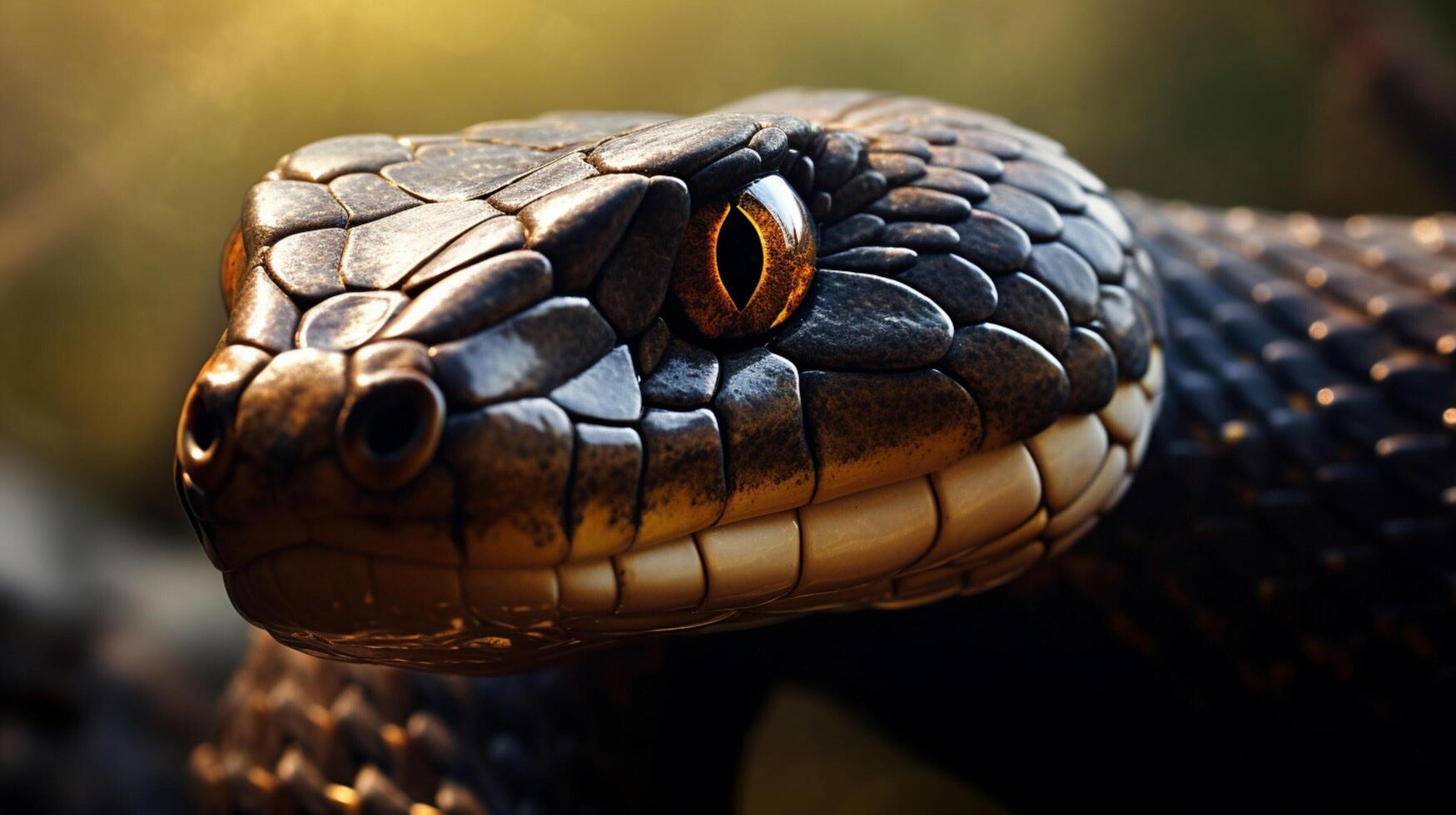 AI generated king cobra high quality image photo