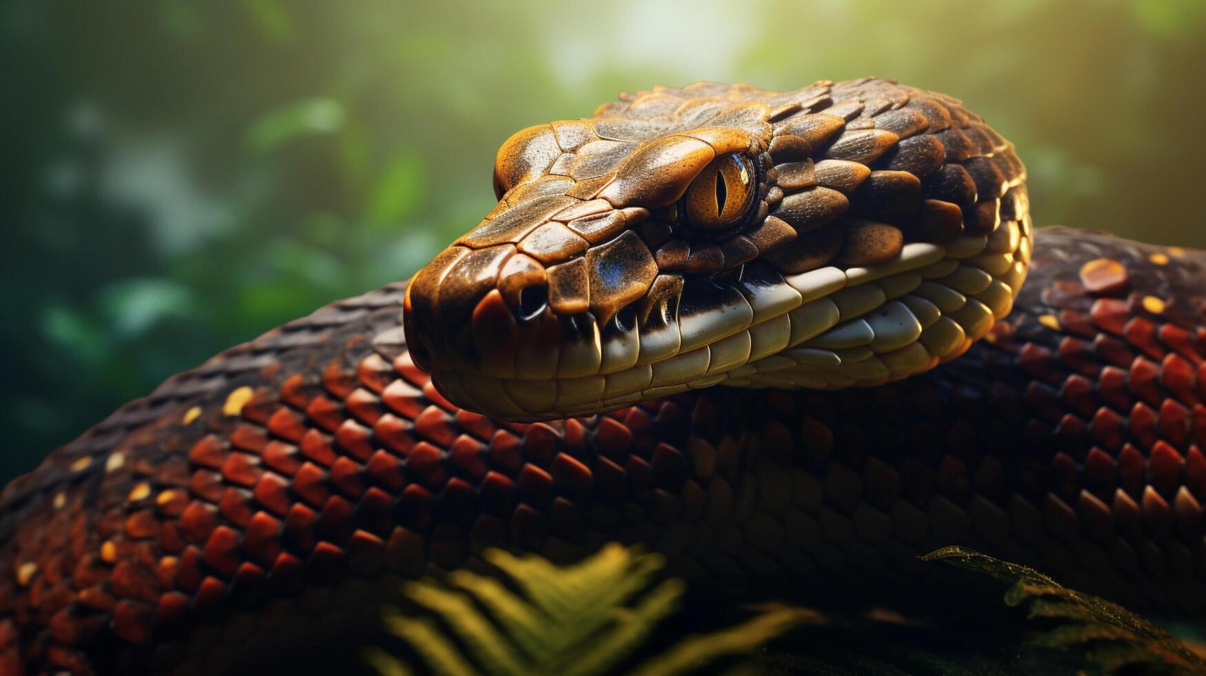 AI generated king cobra high quality image photo