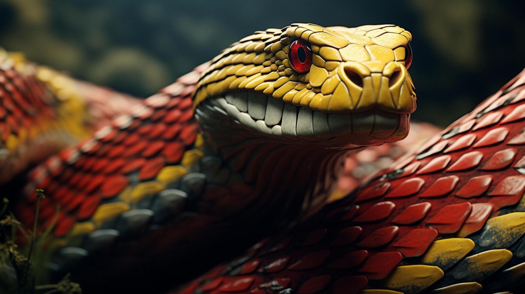 AI generated king cobra high quality image photo