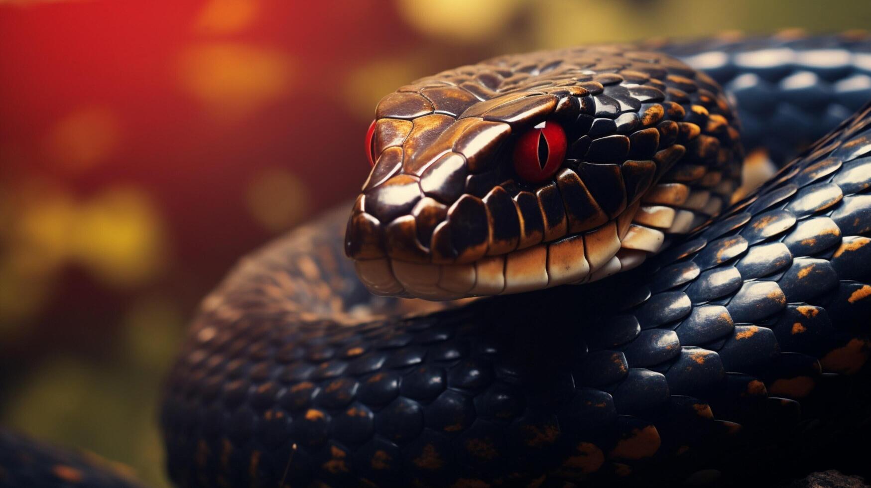 AI generated king cobra high quality image photo