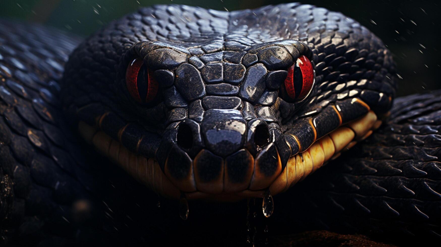 AI generated king cobra high quality image photo