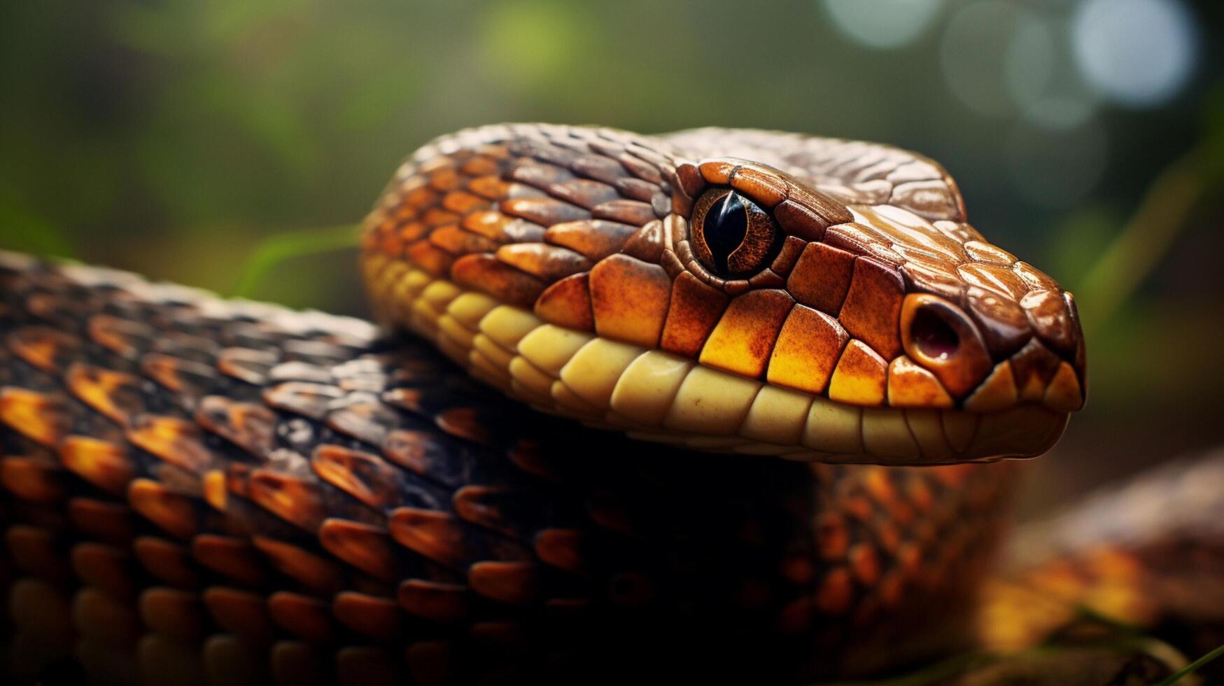 AI generated king cobra high quality image photo