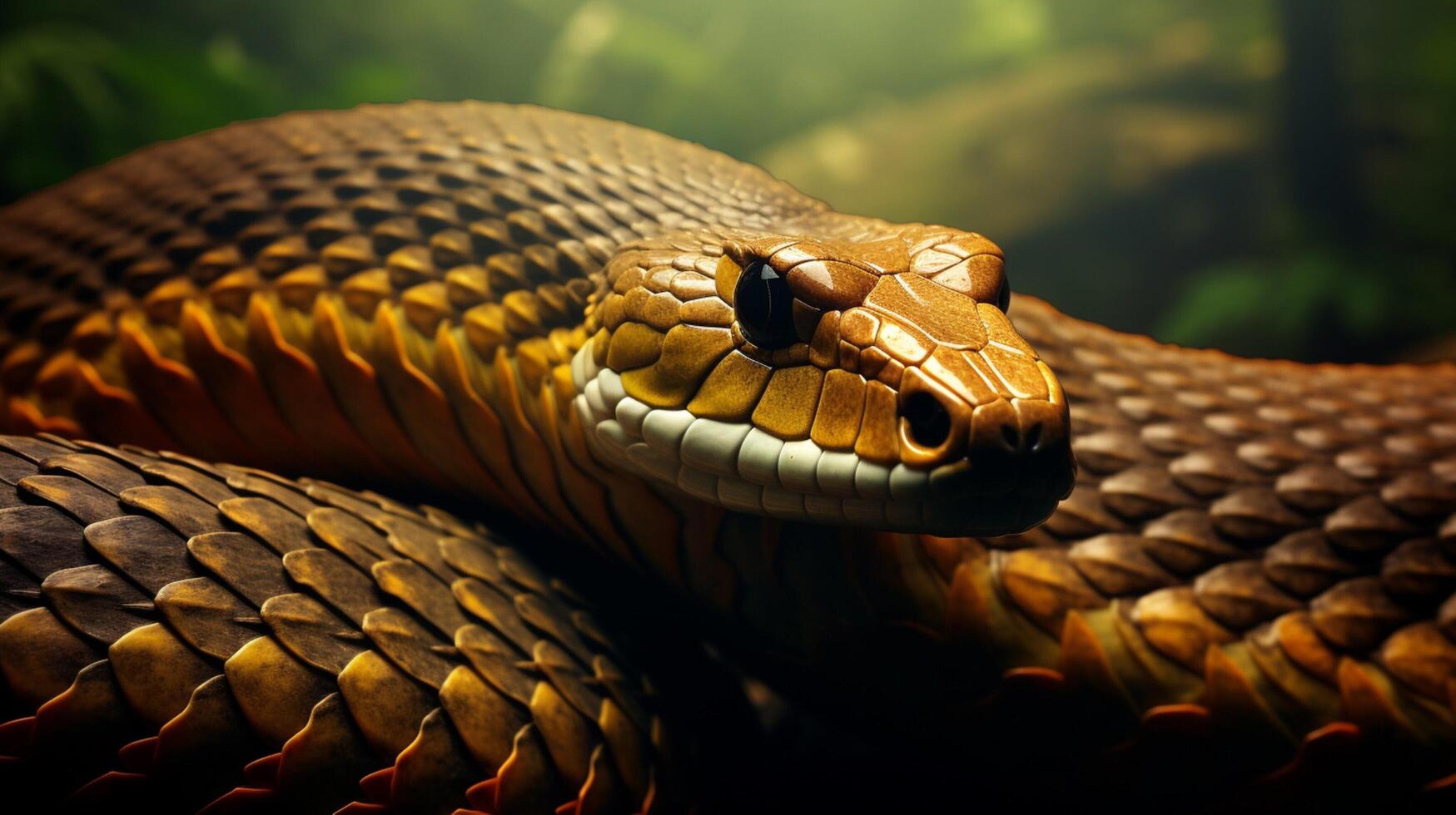 AI generated king cobra high quality image photo