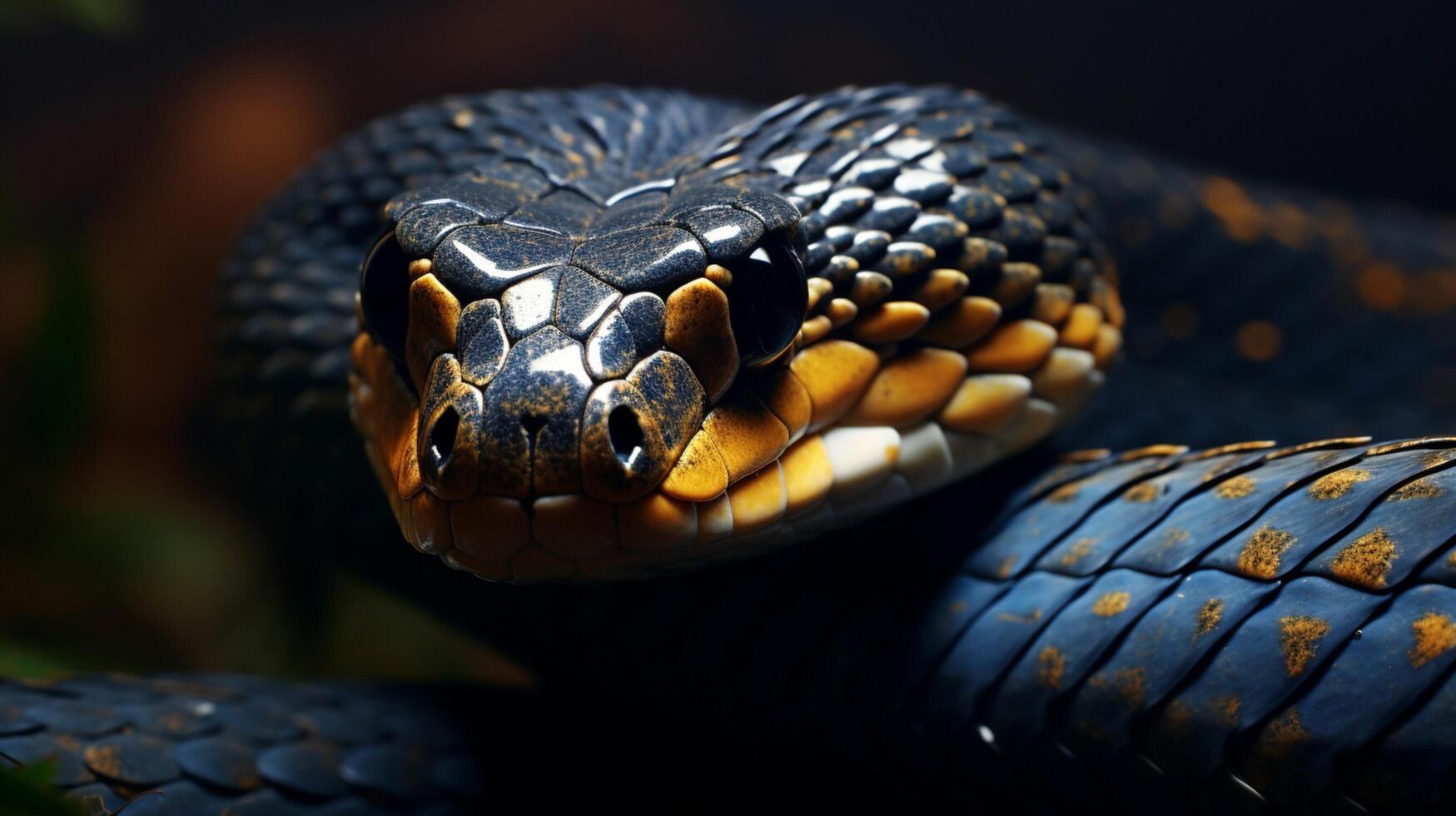 AI generated king cobra high quality image photo