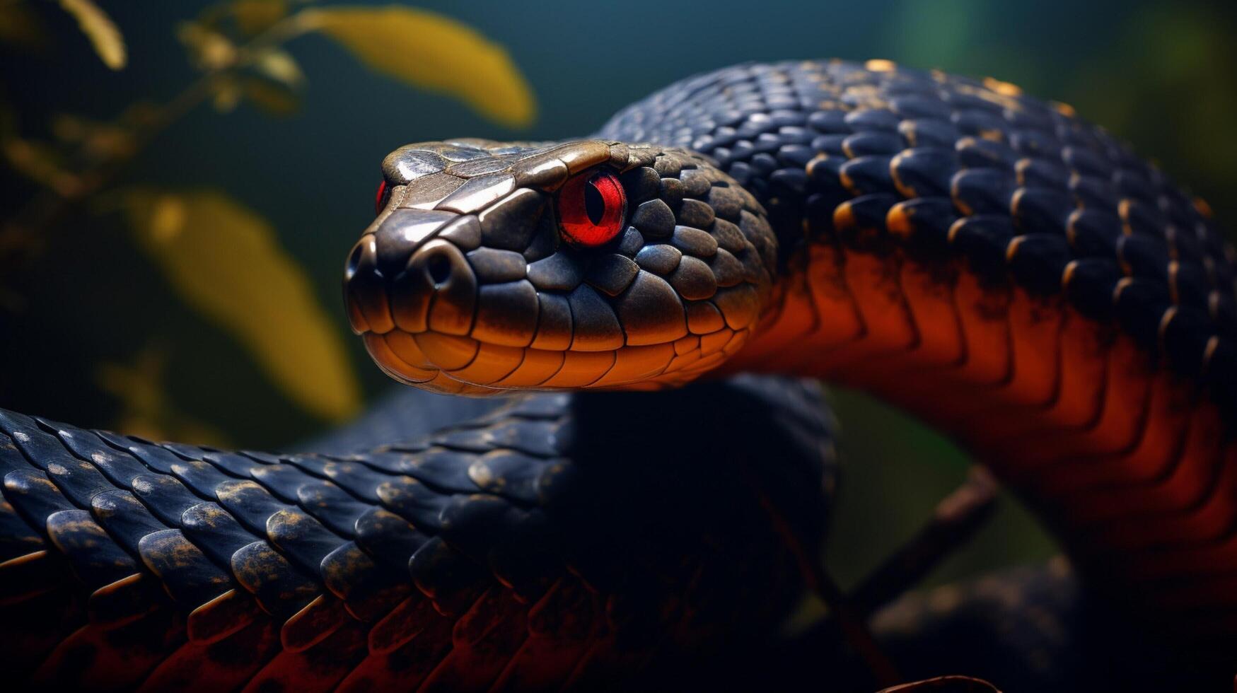 AI generated king cobra high quality image photo