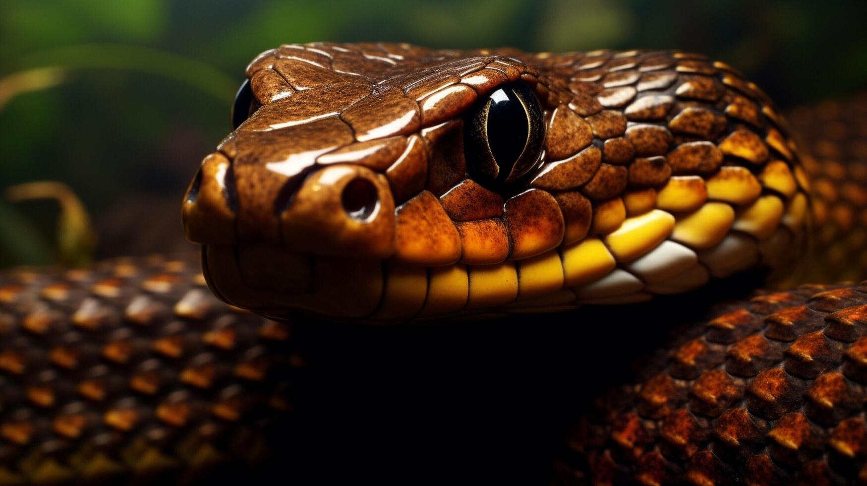 AI generated king cobra high quality image photo