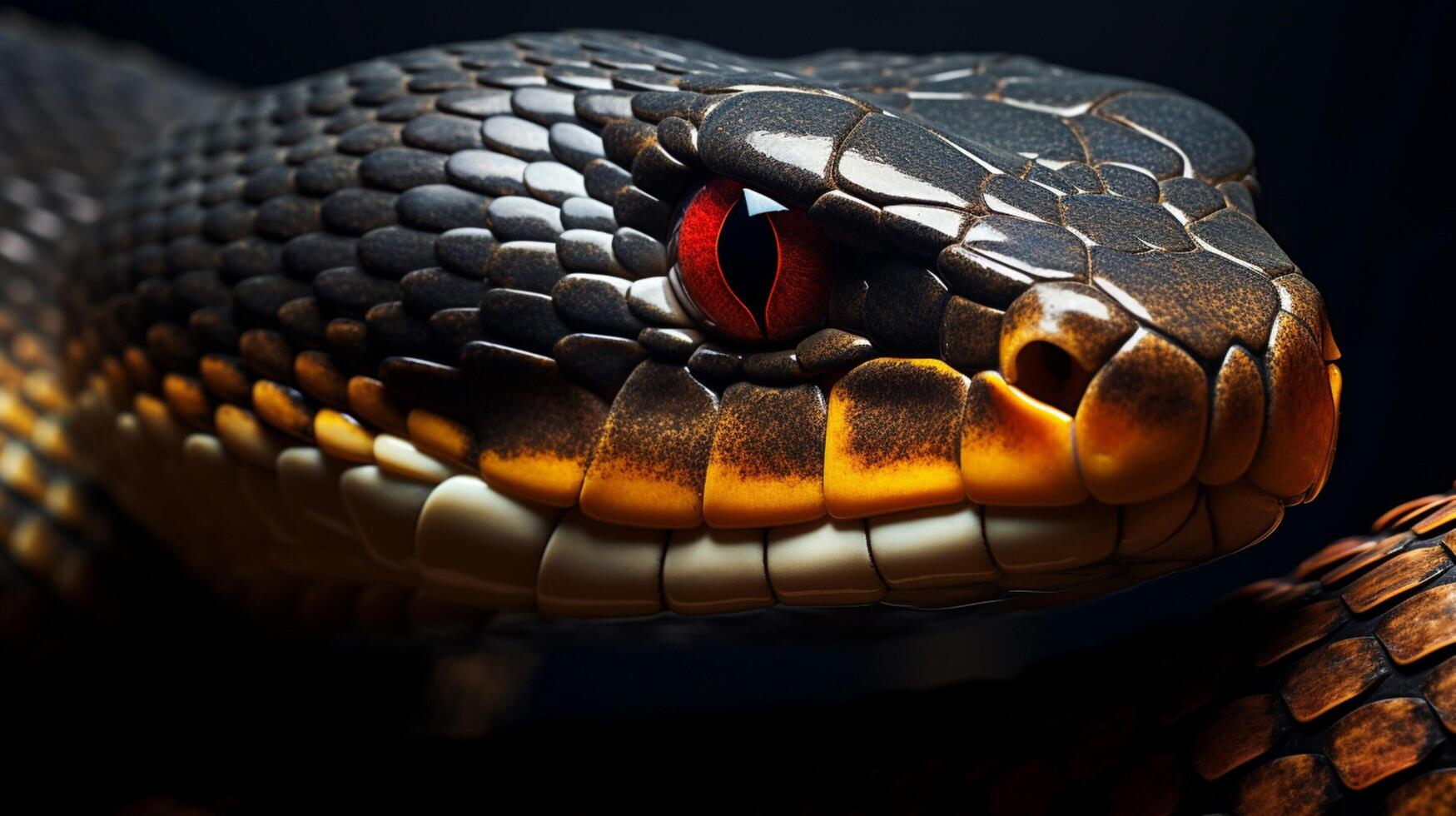 AI generated king cobra high quality image photo