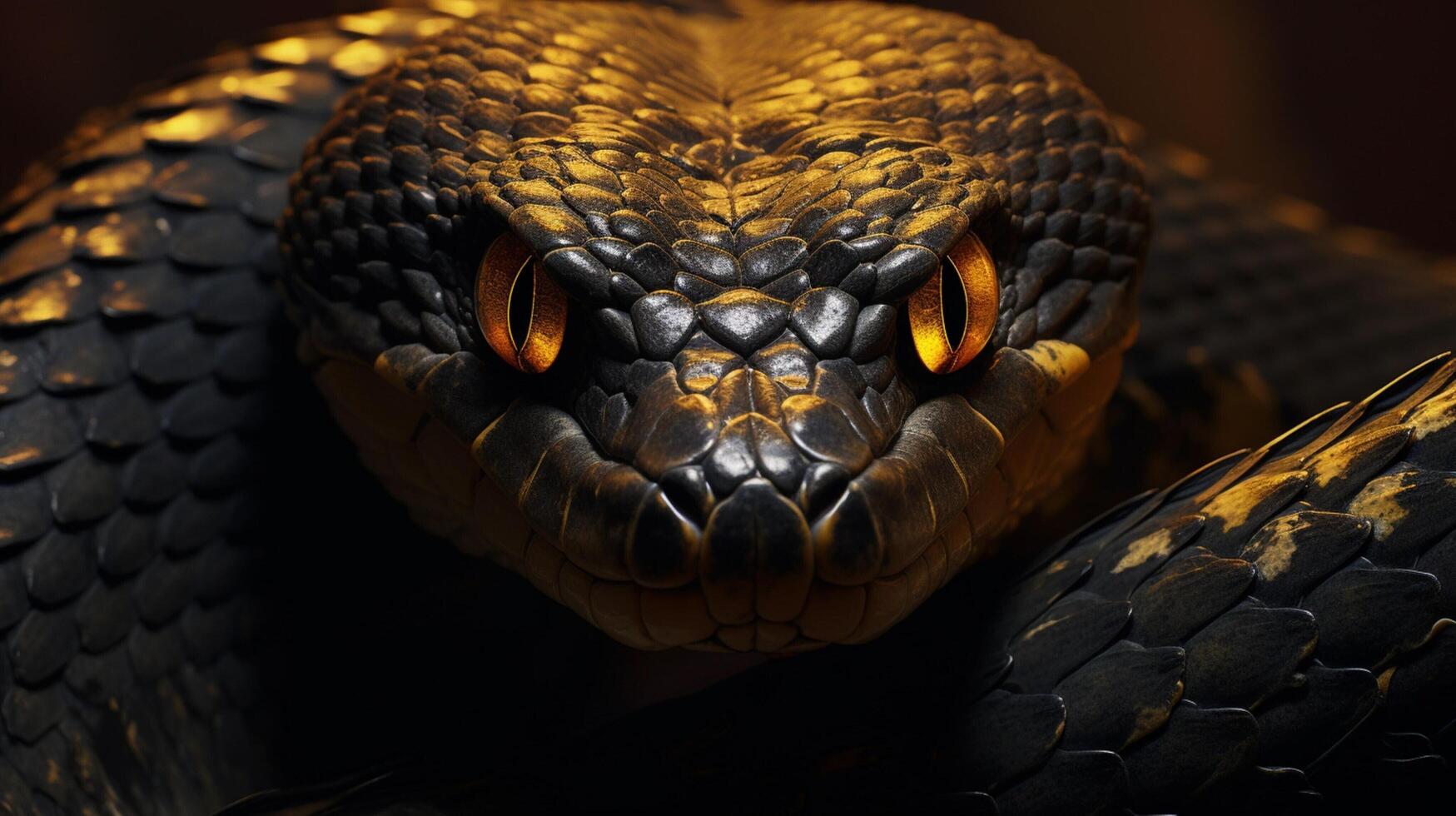 AI generated king cobra high quality image photo