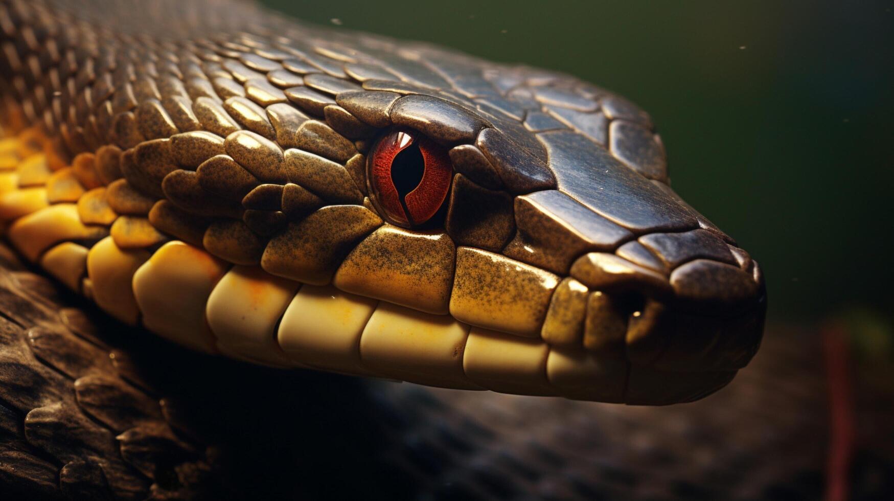 AI generated king cobra high quality image photo