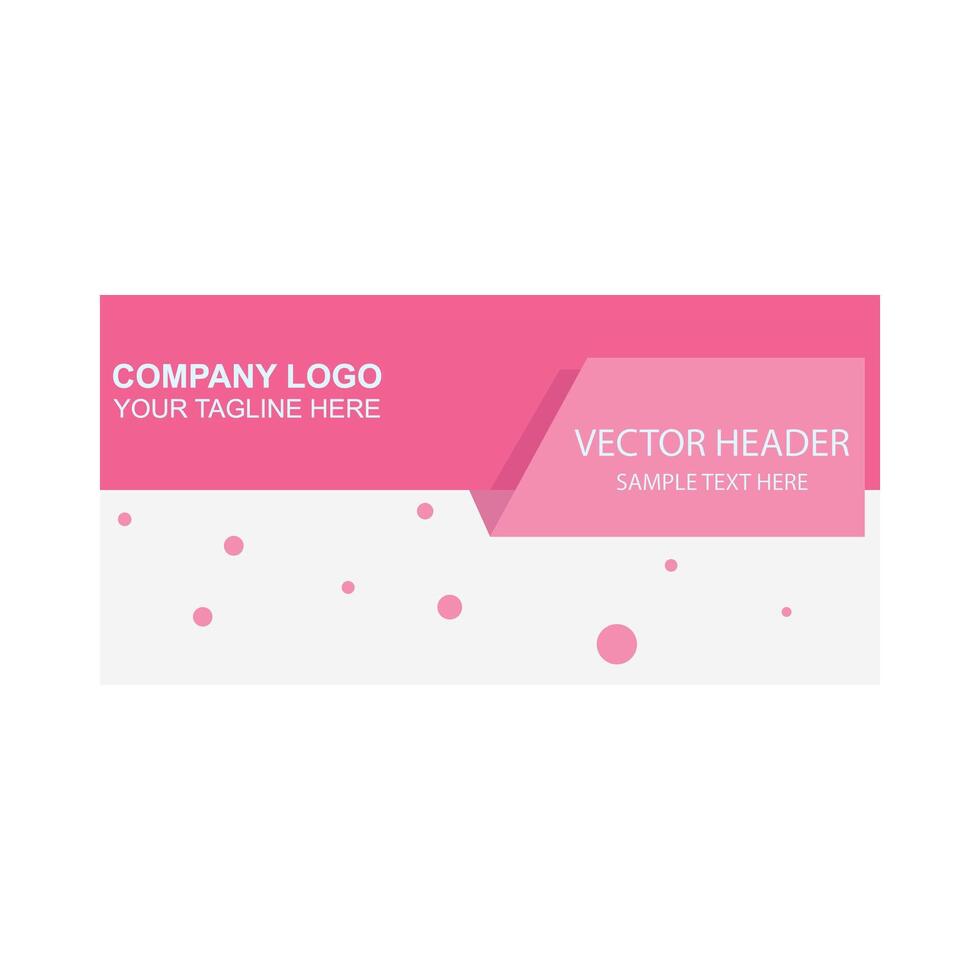 header template illustration vector