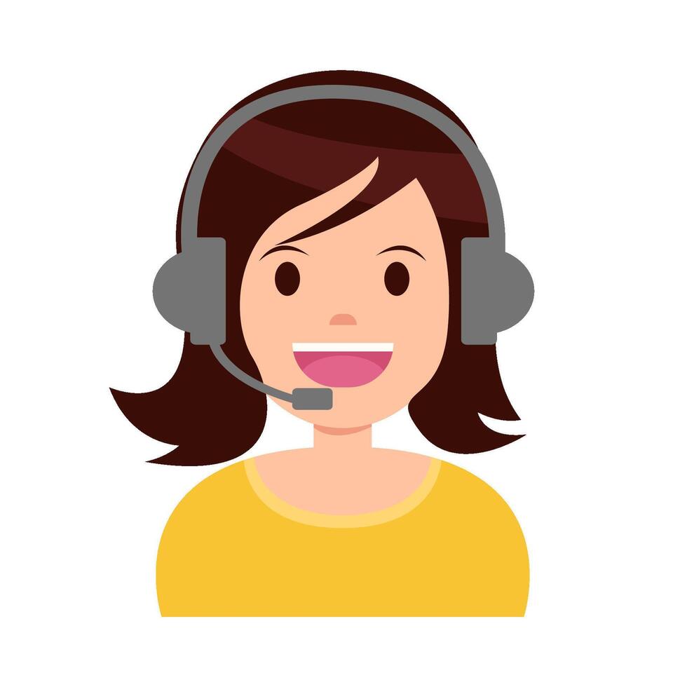 call center illustration vector