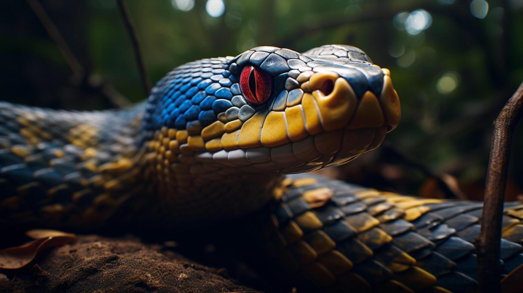 AI generated king cobra high quality image photo
