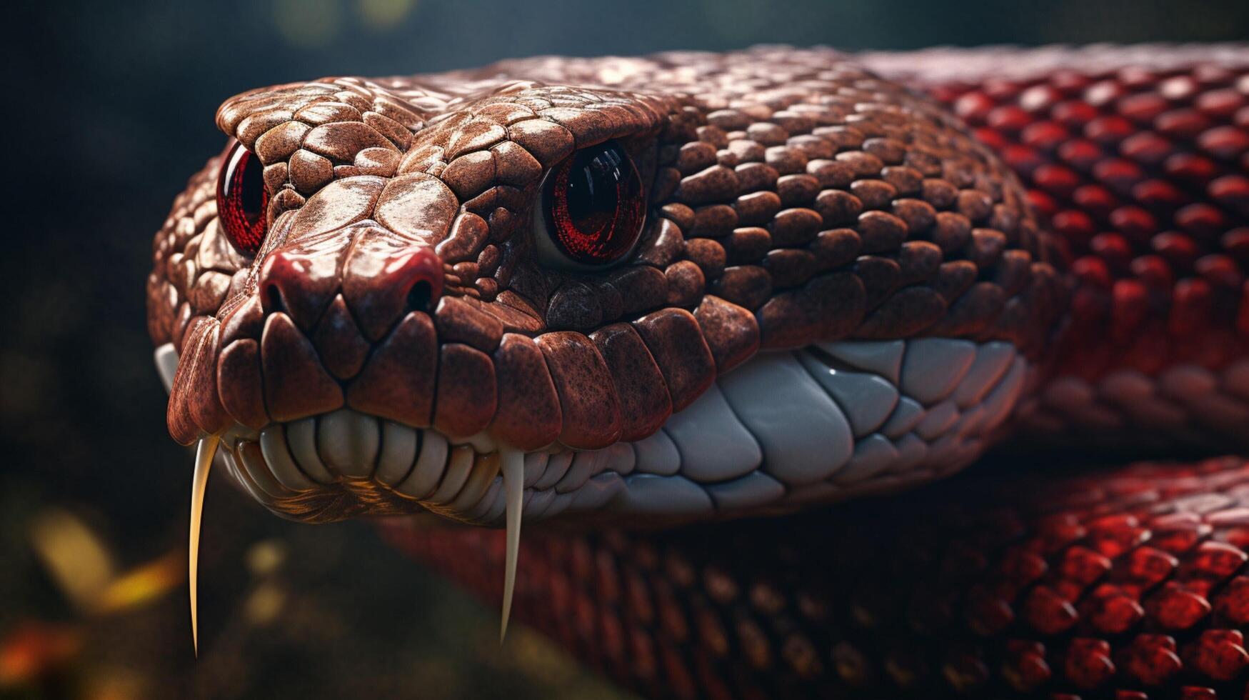 AI generated king cobra high quality image photo