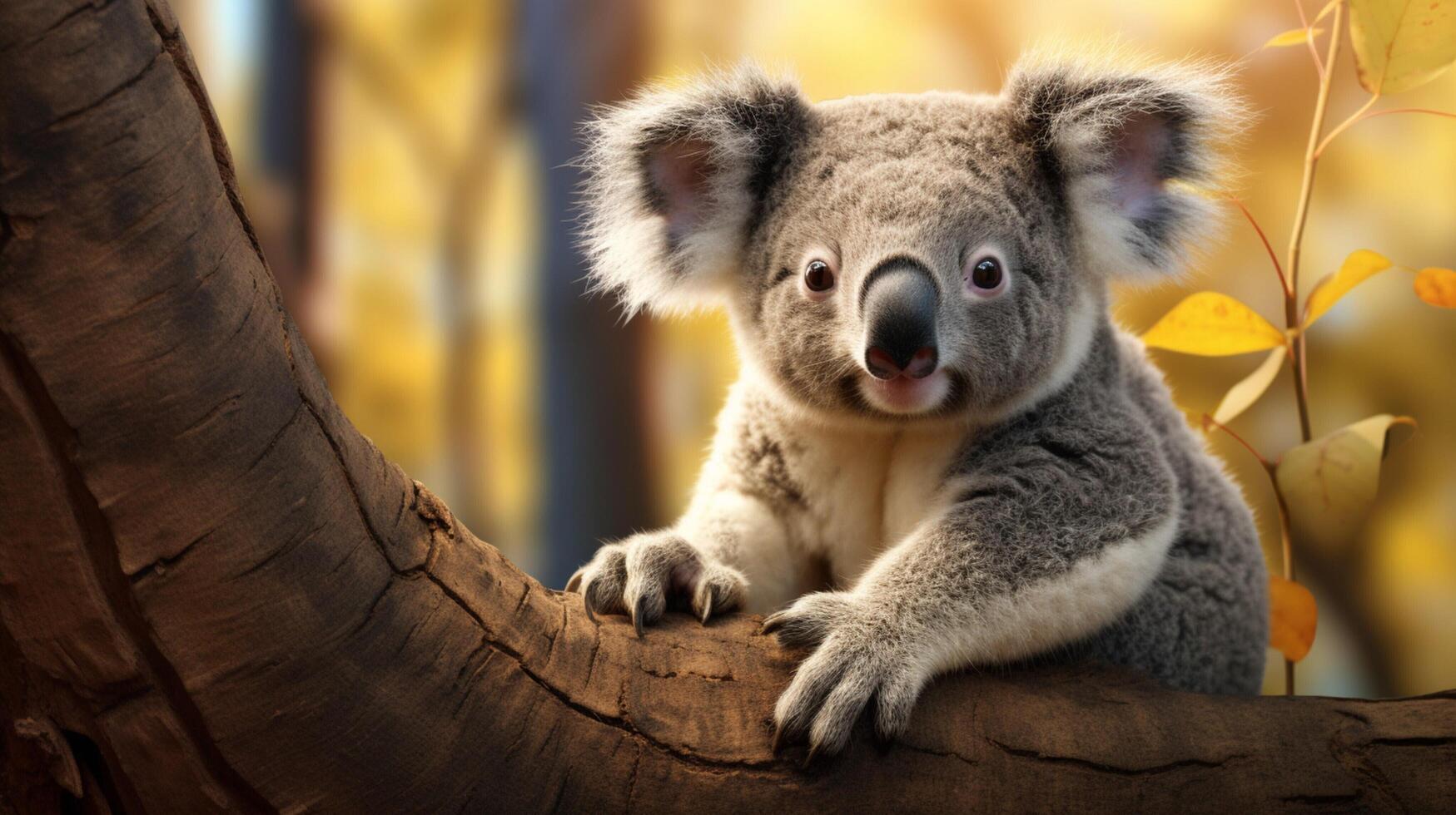 AI generated koala high quality image photo
