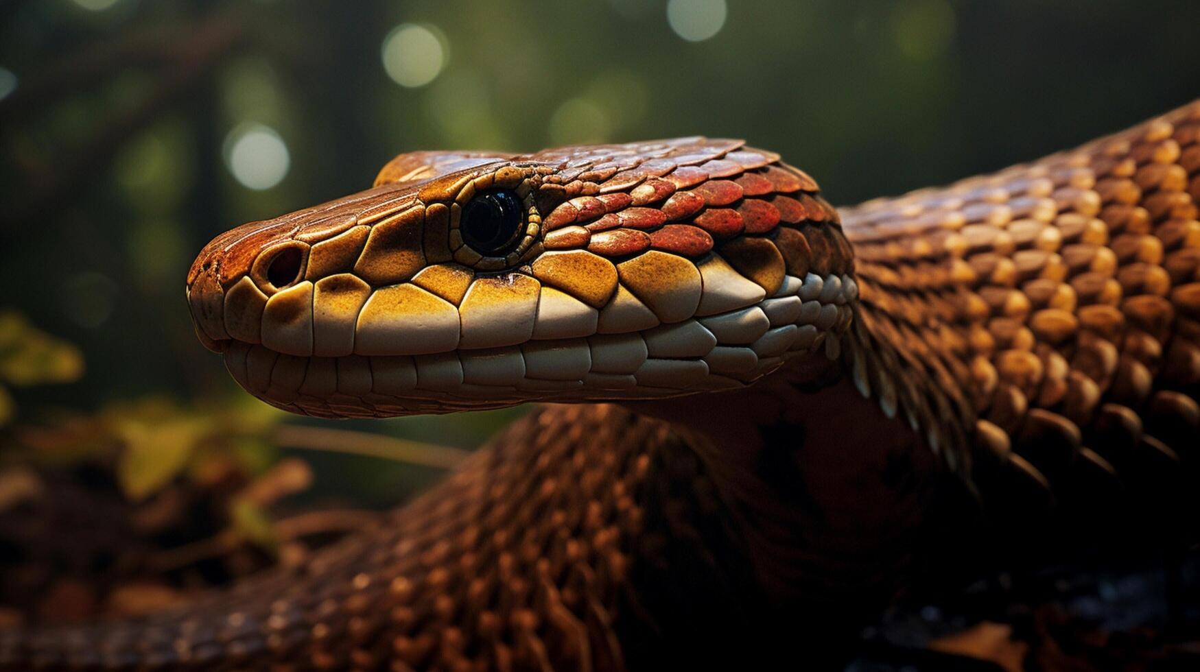 AI generated king cobra high quality image photo