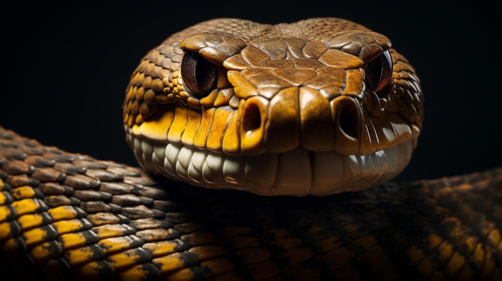 AI generated king cobra high quality image photo