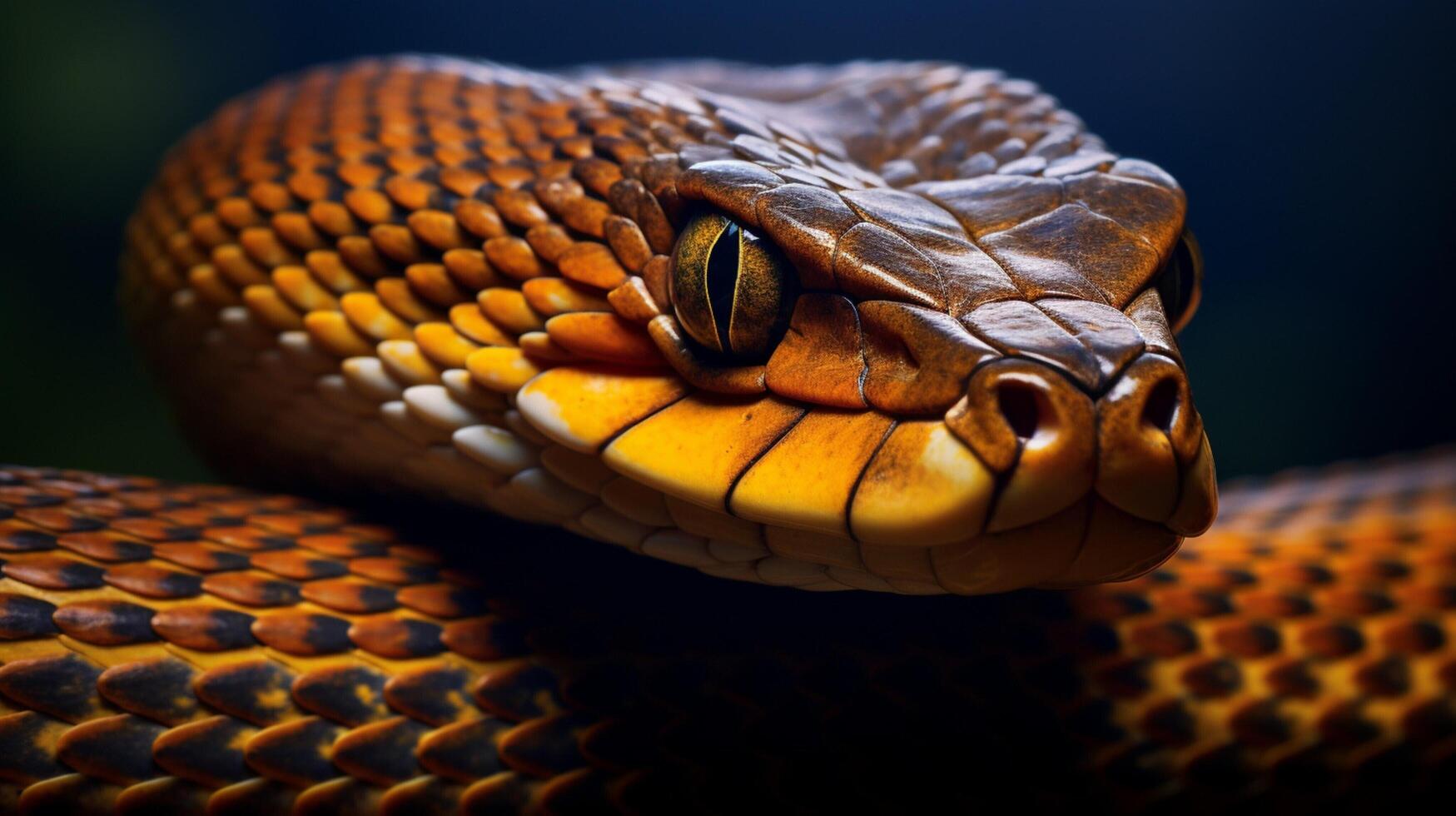 AI generated king cobra high quality image photo