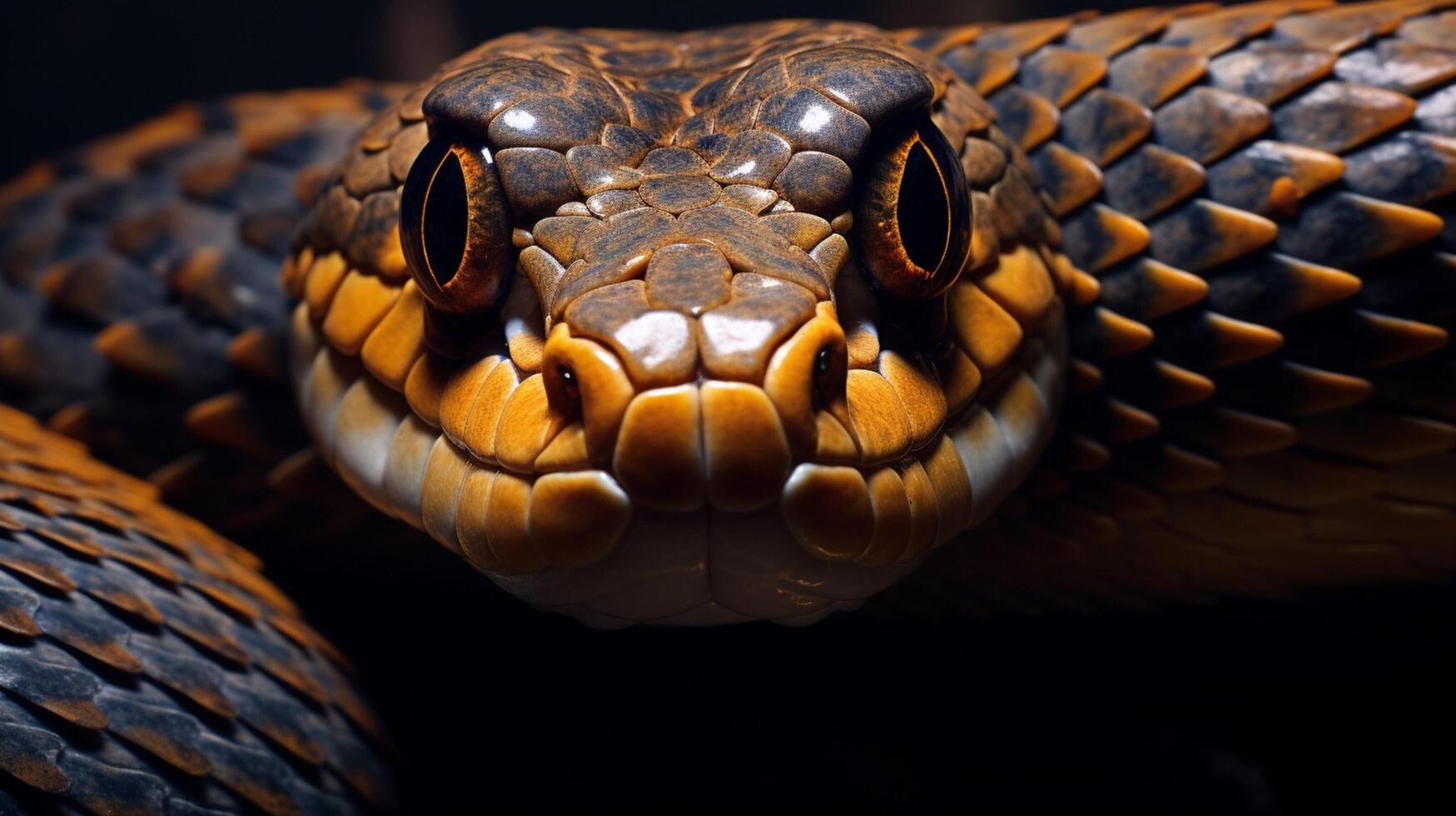 AI generated king cobra high quality image photo