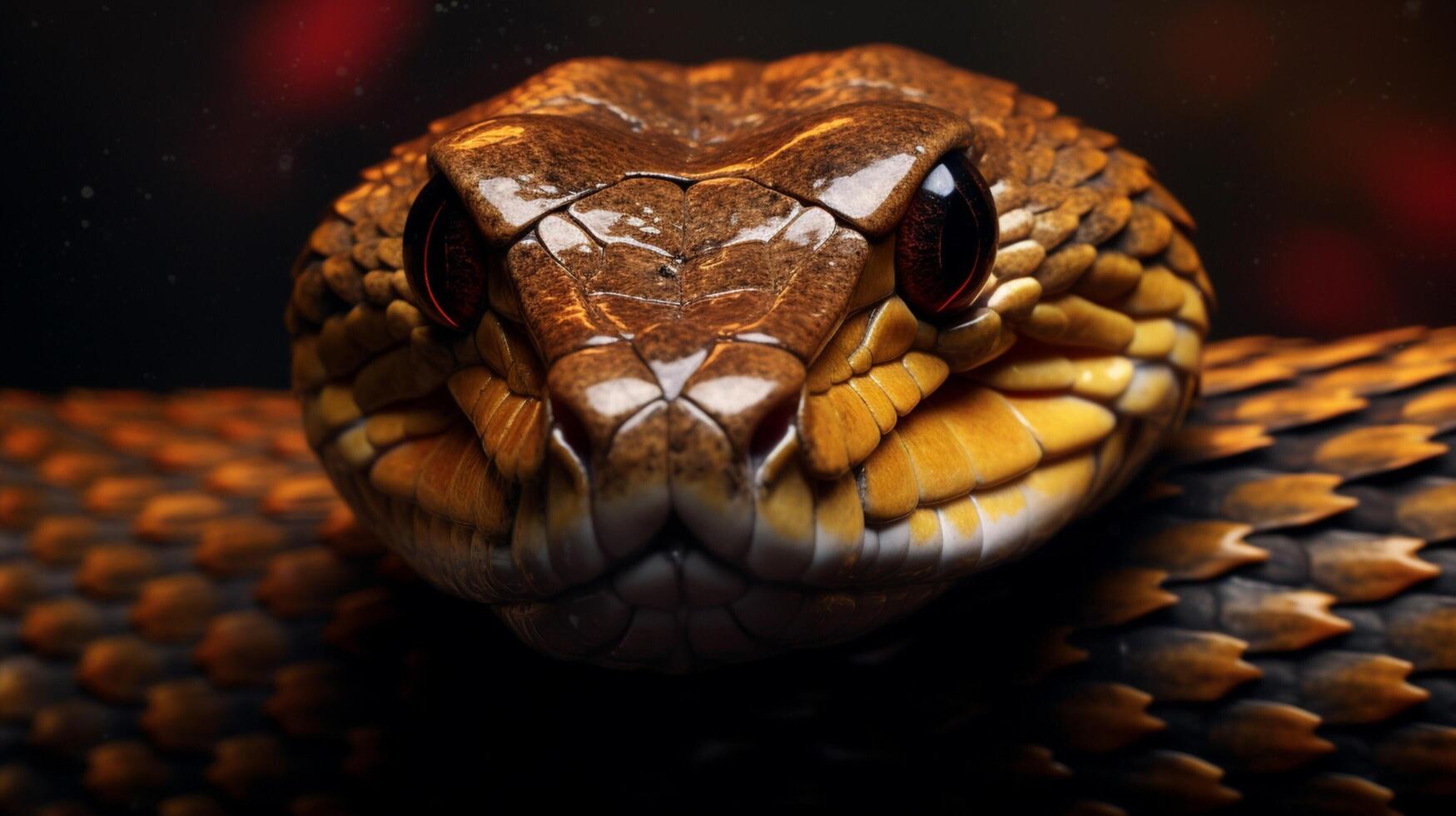 AI generated king cobra high quality image photo