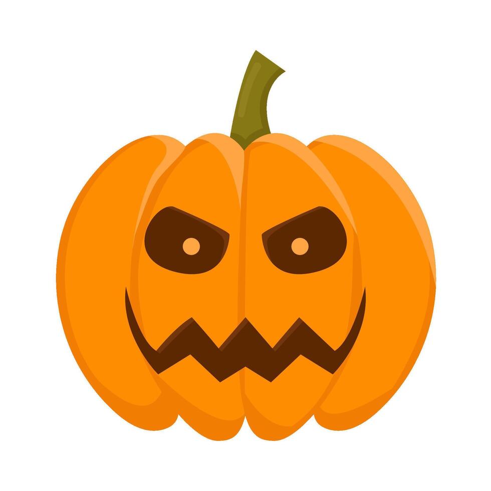 pumpkin halloween illustration vector