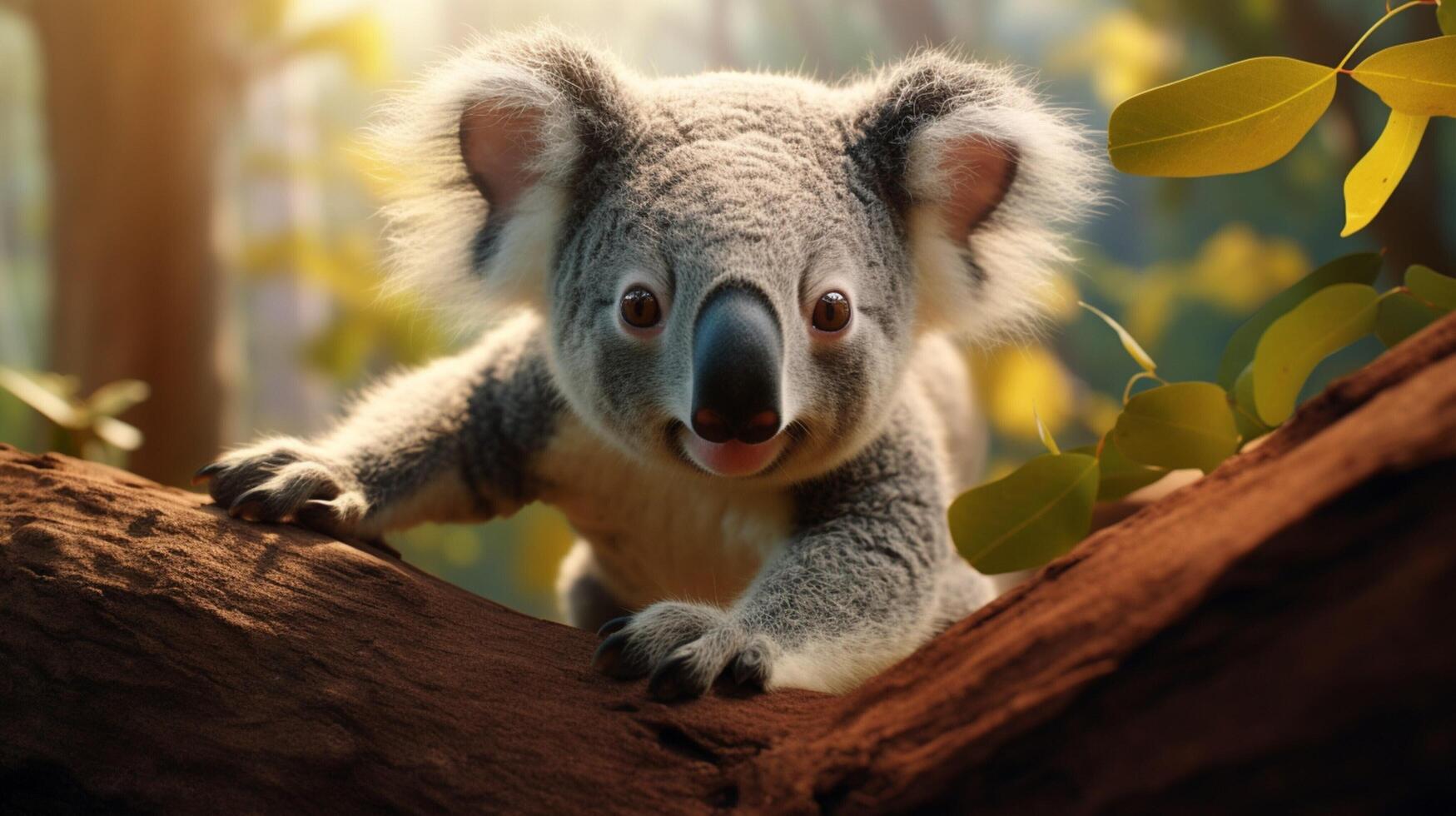 AI generated koala high quality image photo