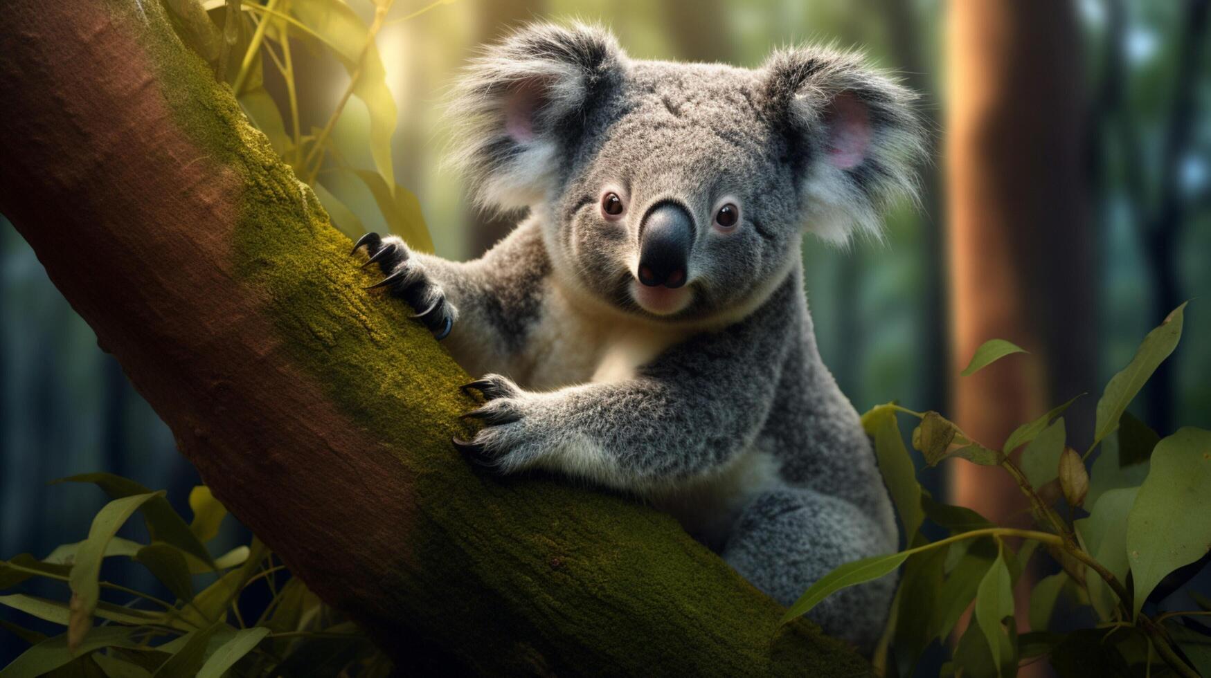 AI generated koala high quality image photo