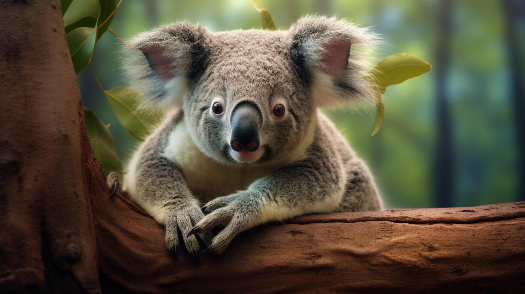 AI generated koala high quality image photo
