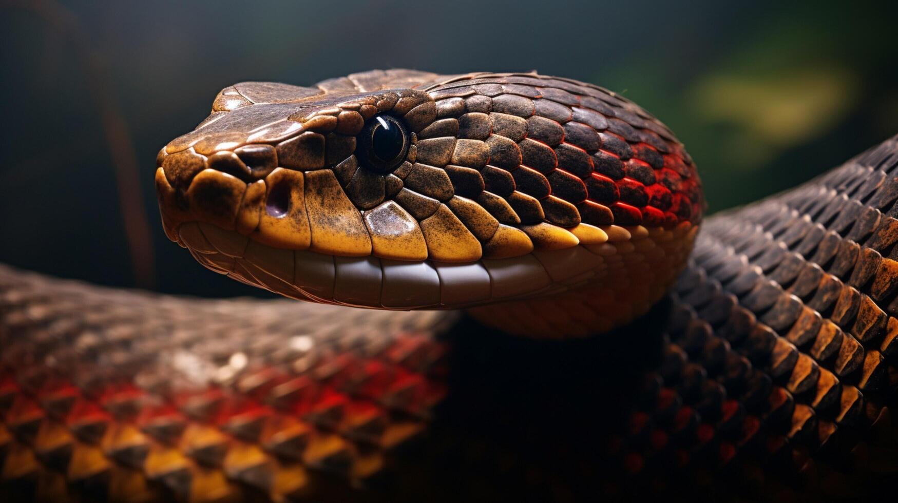 AI generated king cobra high quality image photo