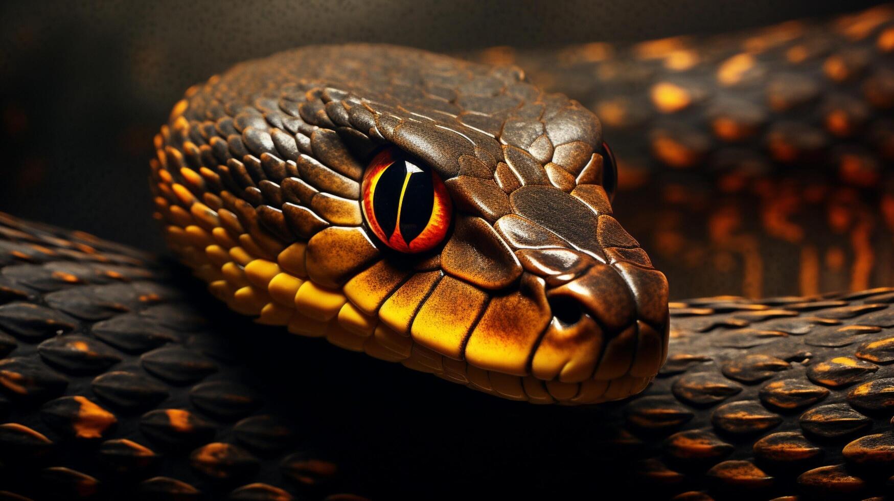 AI generated king cobra high quality image photo