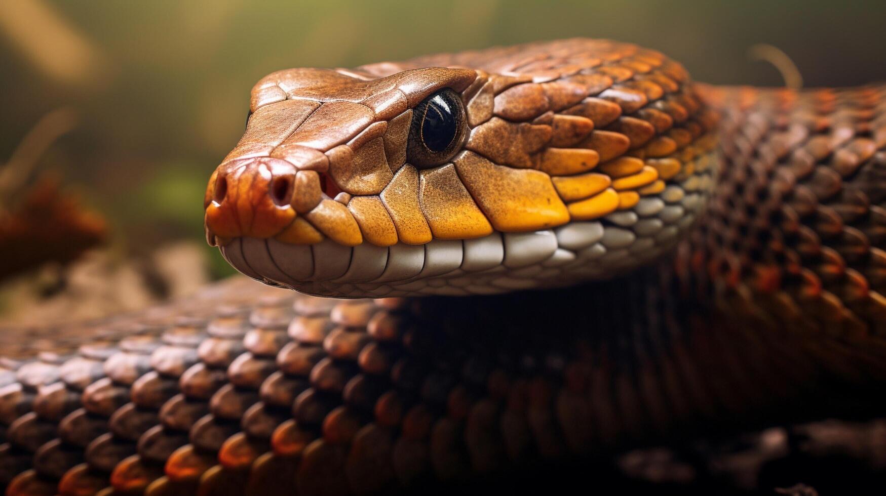 AI generated king cobra high quality image photo