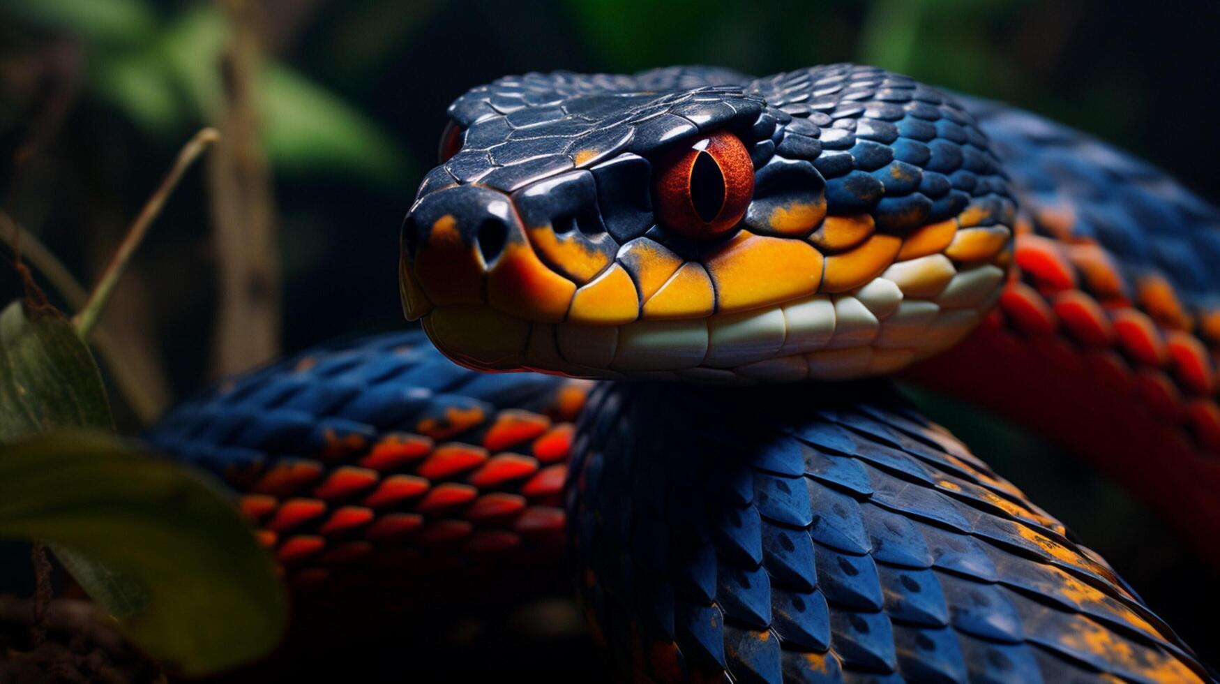 AI generated king cobra high quality image photo