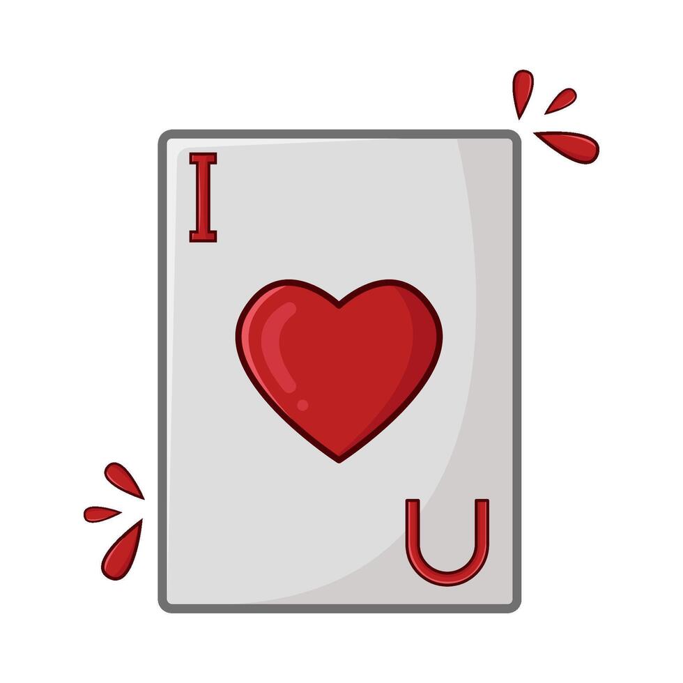 playing card illustration vector