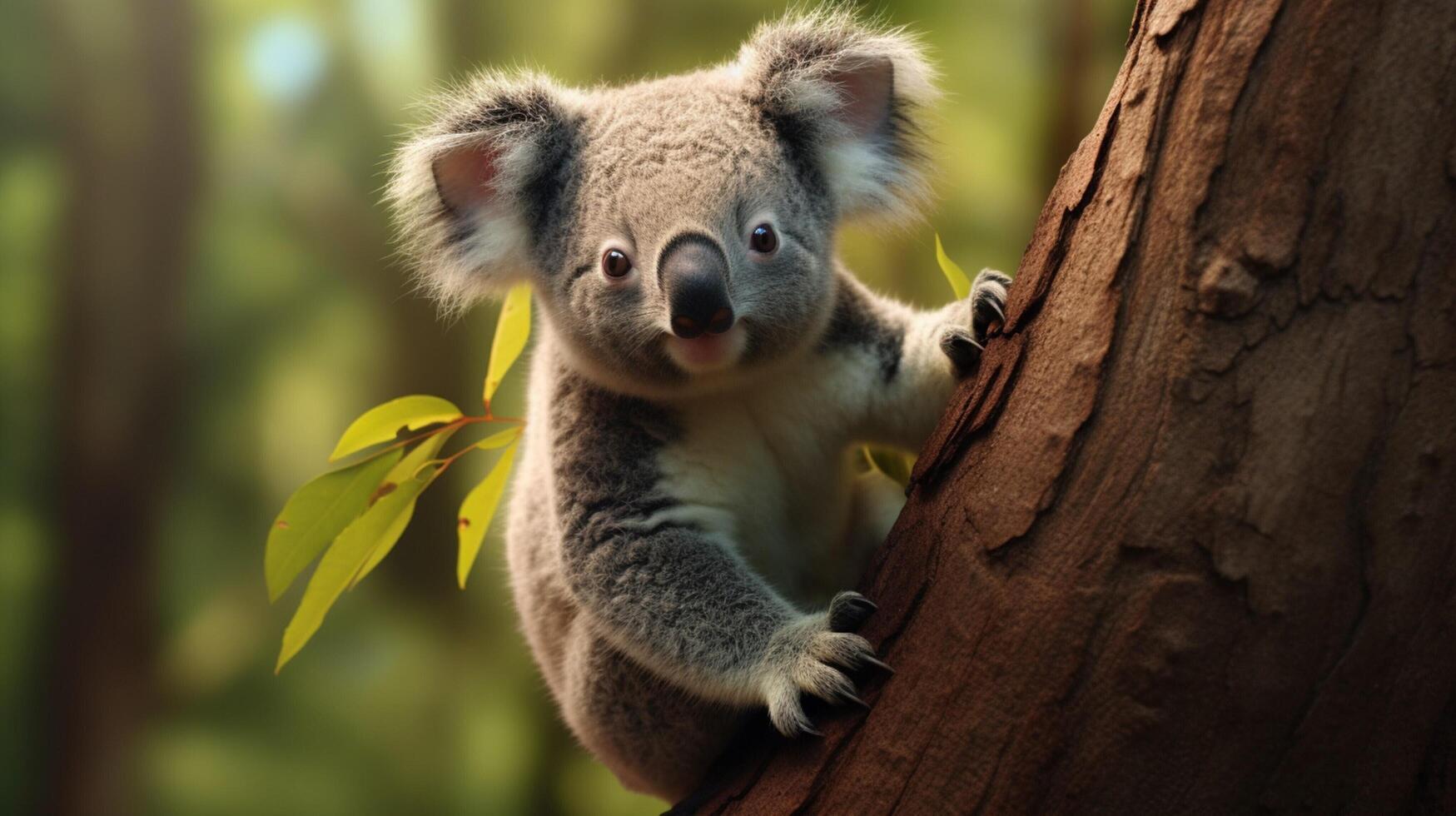AI generated koala high quality image photo