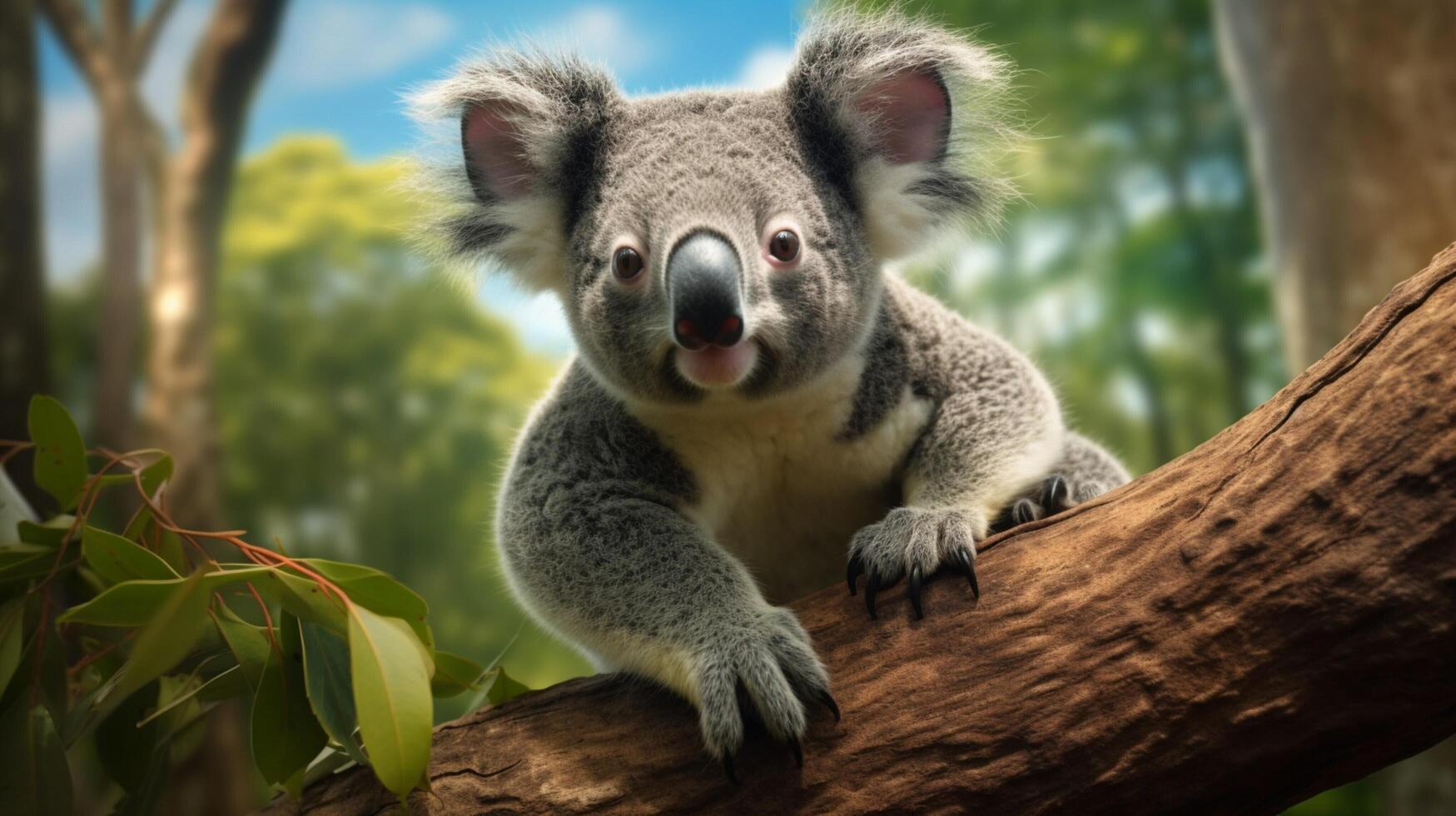 AI generated koala high quality image photo