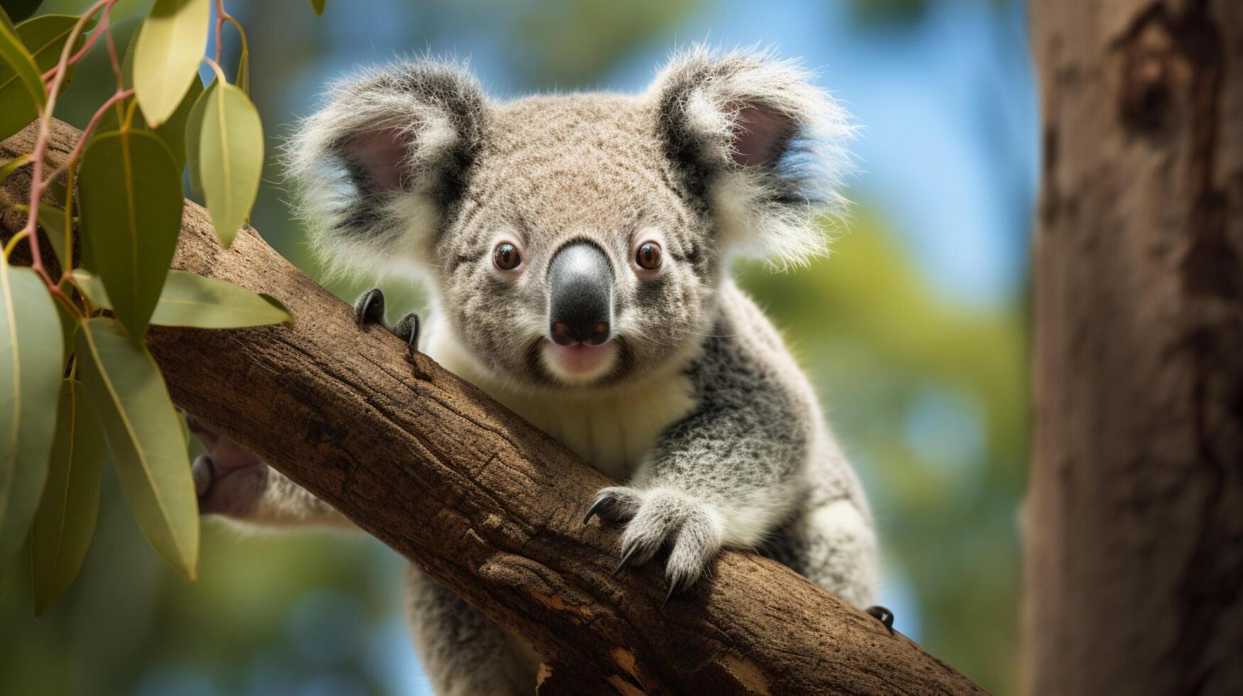 AI generated koala high quality image photo
