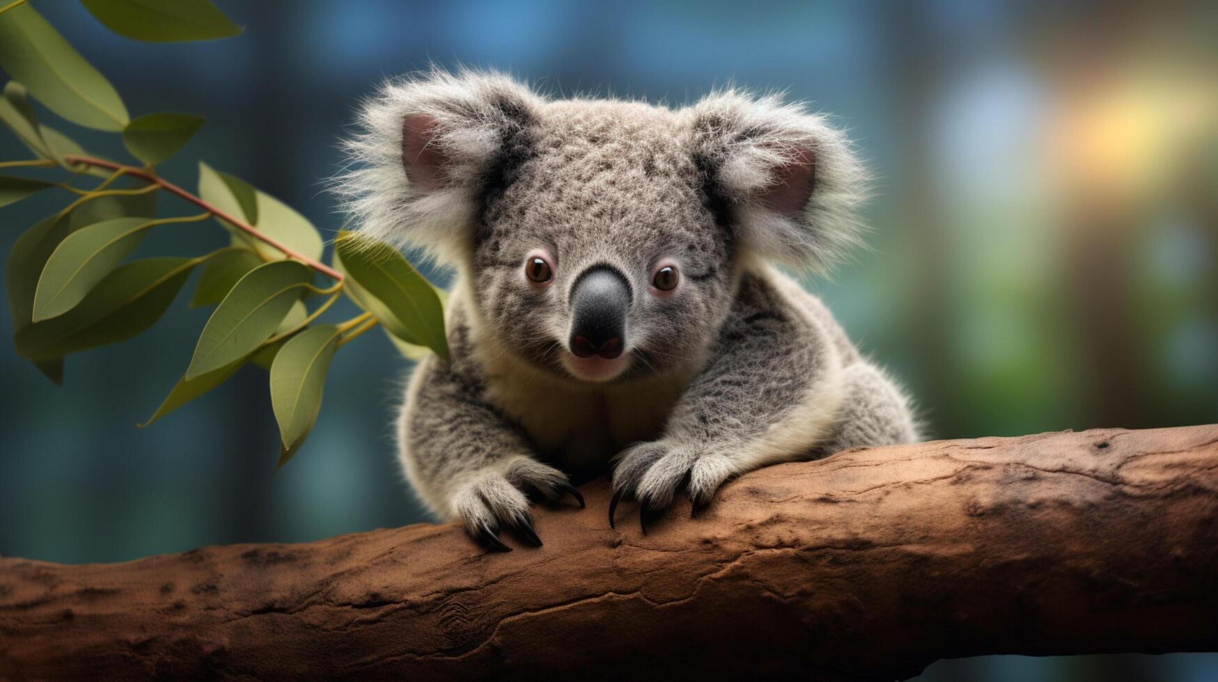 AI generated koala high quality image photo