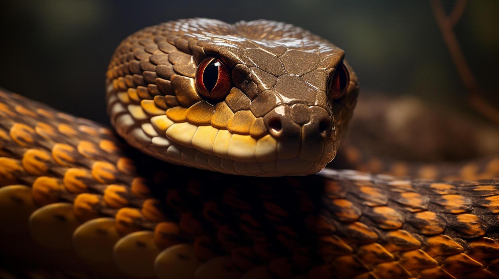 AI generated king cobra high quality image photo