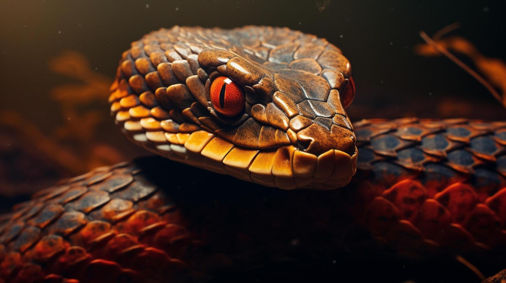 AI generated king cobra high quality image photo