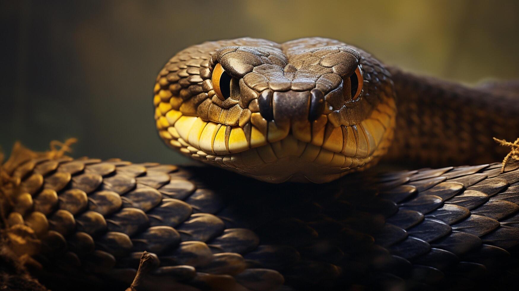 AI generated king cobra high quality image photo