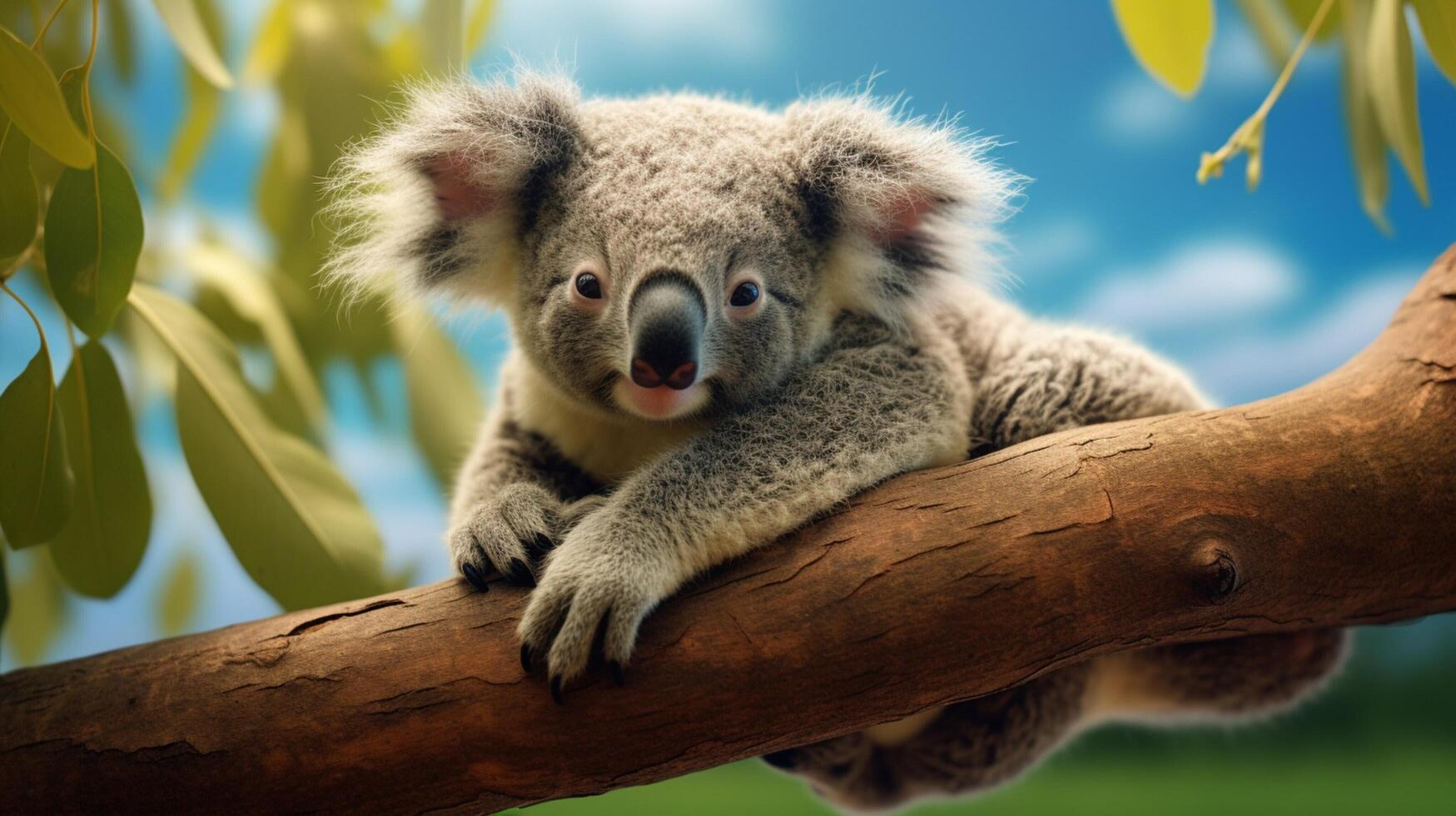 AI generated koala high quality image photo