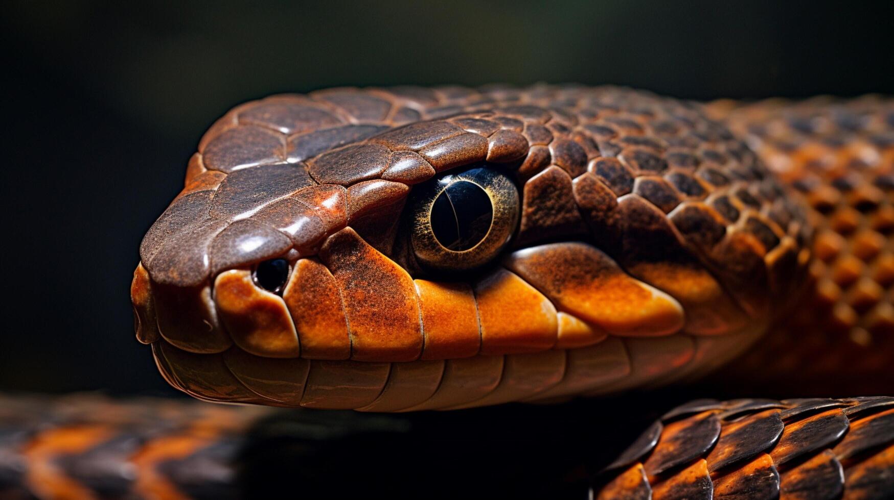 AI generated king cobra high quality image photo