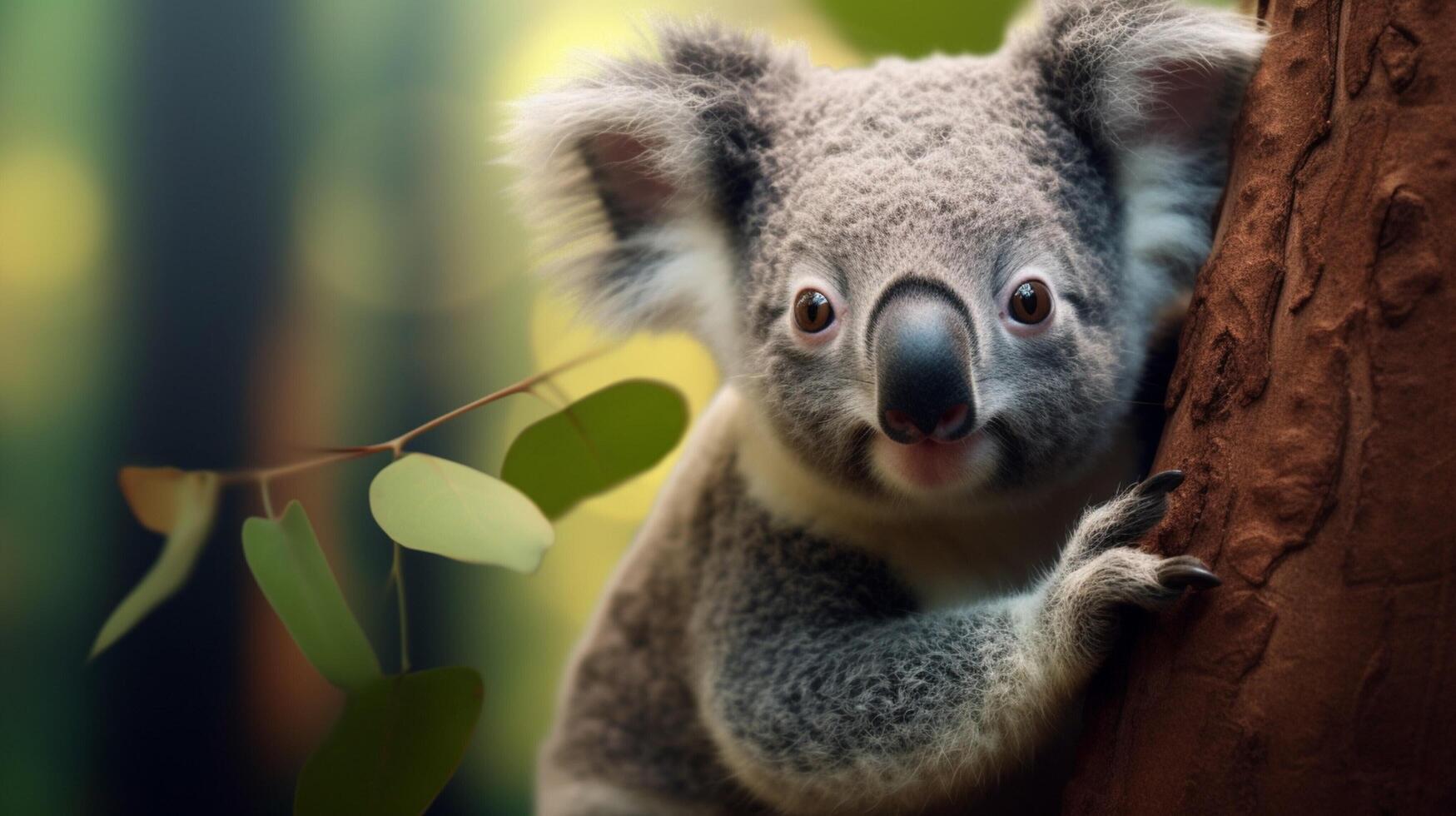 AI generated koala high quality image photo