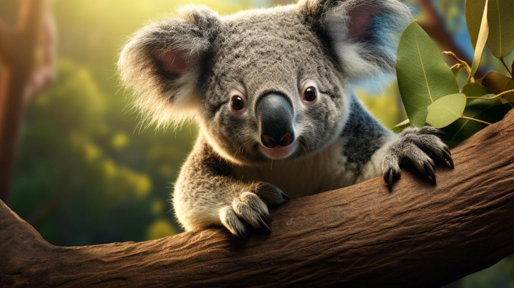 AI generated koala high quality image photo