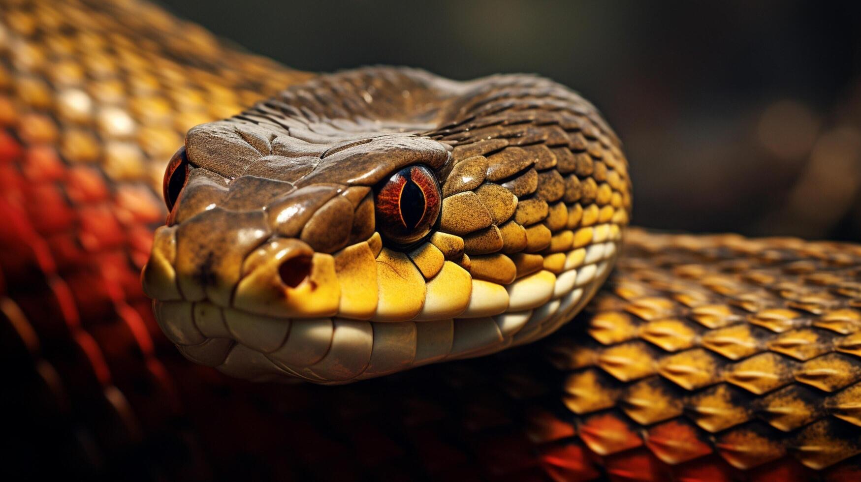 AI generated king cobra high quality image photo